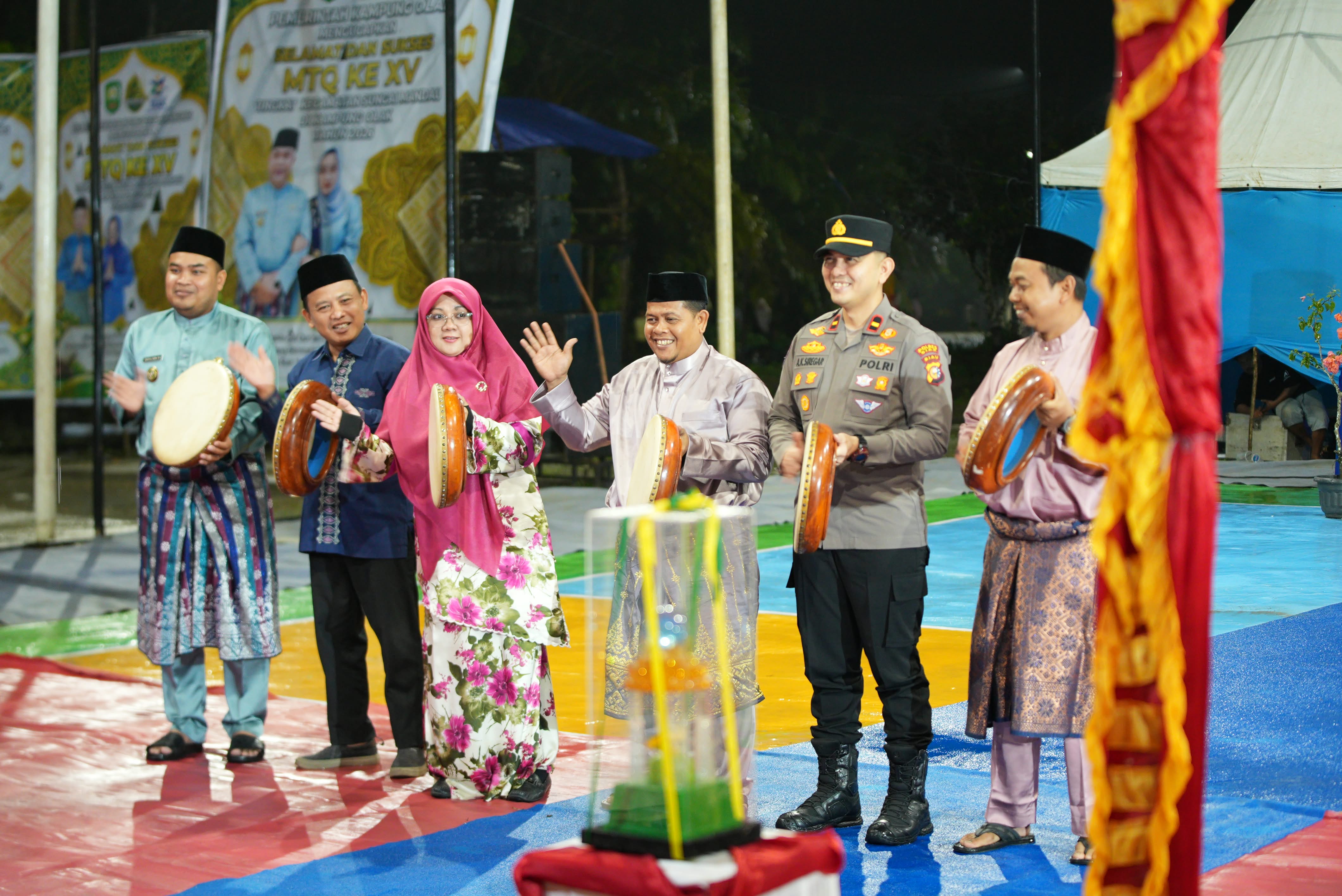Hujan Deras Tak Padamkan Semangat MTQ XV Sungai Mandau