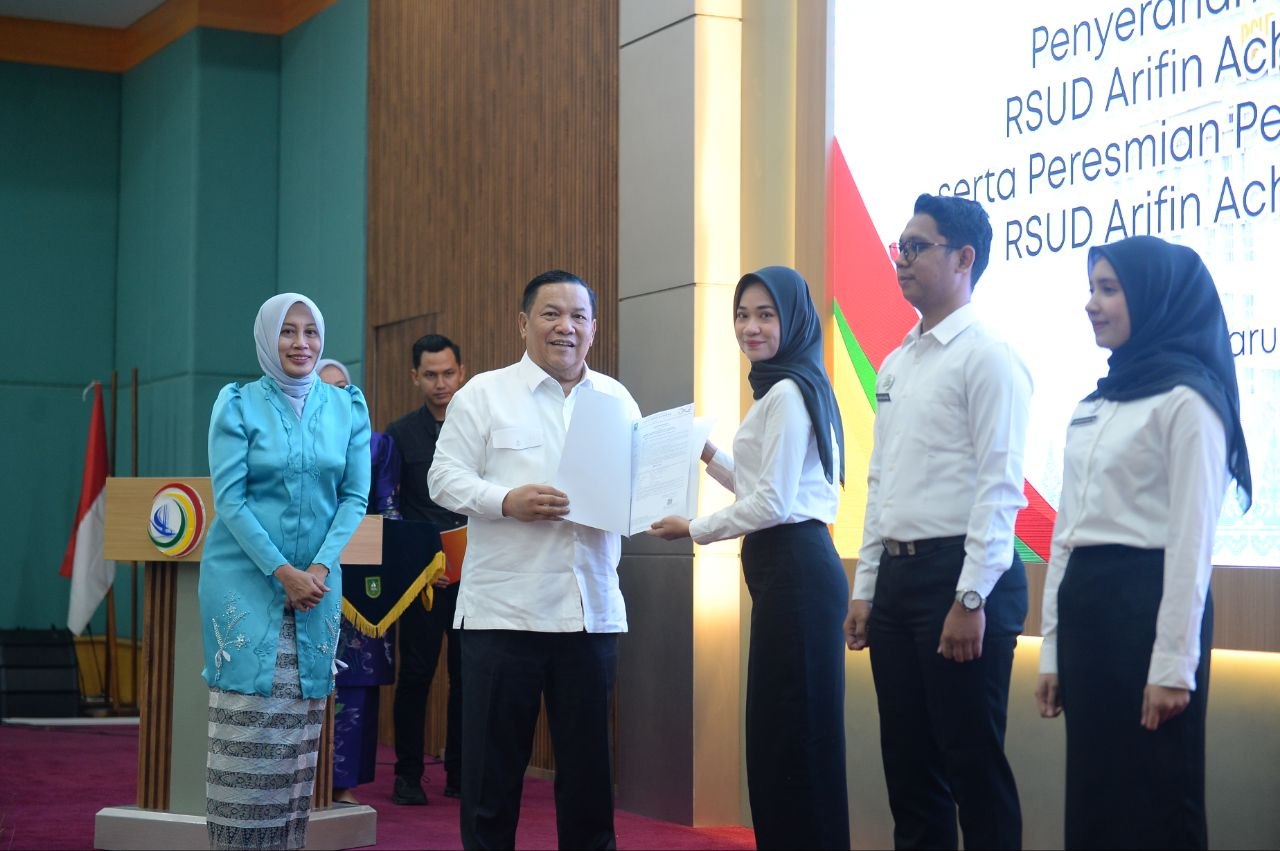 92 Pegawai BLUD Lulus Seleksi, RSUD Arifin Achmad Buka Layanan di Lantai Empat dan Lima