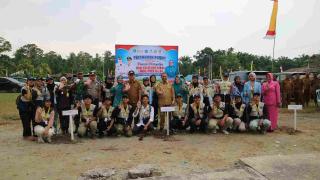 Mahasiswa KKN-PPM UGM Turut Sukseskan Puncak HKG PKK ke-54 di Bengkalis