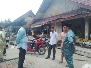 Pasar Bintang Mulai Ditata, Kepala Disperindagsar Rohil Turun Langsung Cek Kondisi