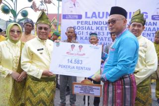 HUT ke-27 Rohil, Sebanyak 14.583 Pekerja Rentan Terima Perlindungan BPJS Ketenagakerjaan