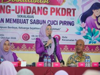 Misharti Dorong Perempuan Tapung Mandiri, Sosialisasi UU PKDRT Digelar hingga Pelatihan UMKM