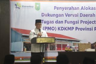 Rp3,79 Miliar Dialokasikan untuk Verval KDKMP, Kampar Terbesar di Riau