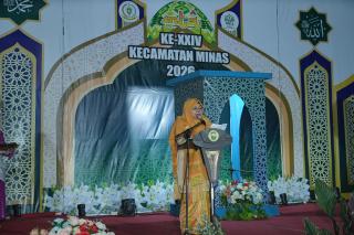 Buka MTQ Minas, Bupati Afni Tegaskan Pembinaan Qori-Qoriah Lebih Penting dari Astaka Megah