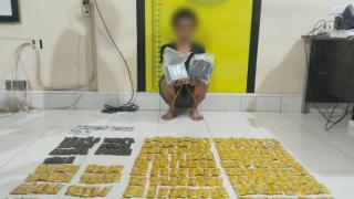 Polda Riau Sita 2 Kg Sabu dan 284 Catridge Etomidate, Pengedar di Sail Ditangkap