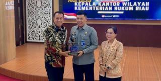 Wabup Muzamil Tekankan Sinergi Pemda dan Kemenkum Riau, Edison Manik Resmi Jabat Kakanwil