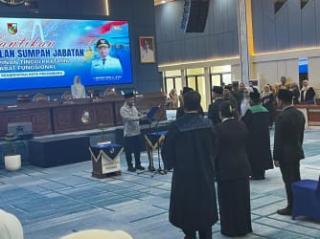 Agung Nugroho Lantik 17 Pejabat Pemko Pekanbaru, Empat Pejabat Eselon II Bergeser Posisi