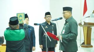 Lantik 18 Pejabat, Bupati Herman Desak OPD Inhil Berlari Kencang di Triwulan IV