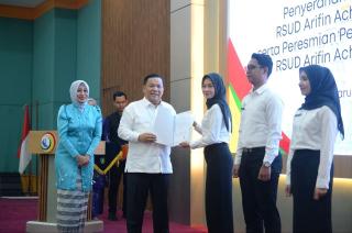 92 Pegawai BLUD Lulus Seleksi, RSUD Arifin Achmad Buka Layanan di Lantai Empat dan Lima